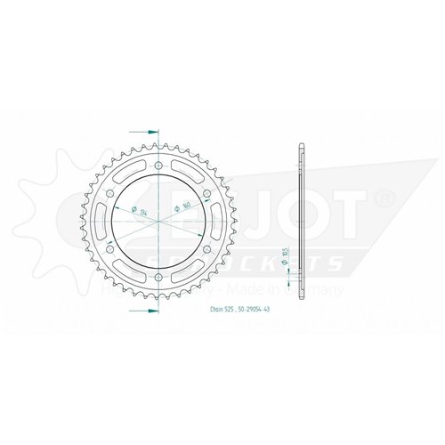521-0101 CBR 1000 RR - 43 Arka Dişli