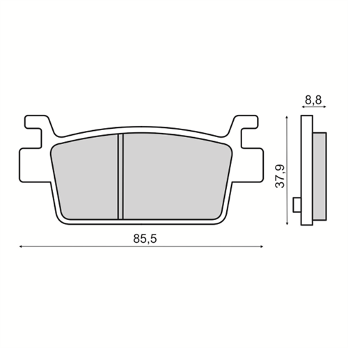 510-3570 RMS BALATA KYMCO AK550
