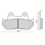 510-3583 RMS SINTER METAL CB 125
